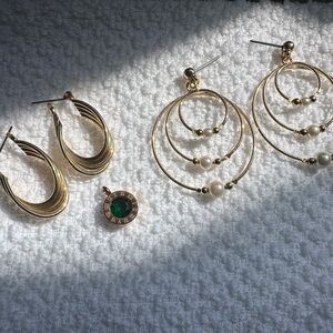 Gold Costume Jewelry Bundle